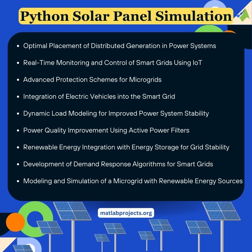 Python Solar Panel Simulation Project Topics